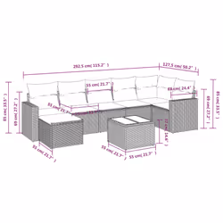 VidaXL 3219270 ensemble de meubles de jardin