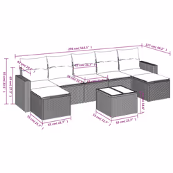VidaXL 3219326 ensemble de meubles de jardin