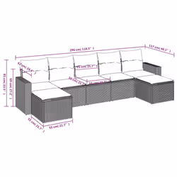 VidaXL 3219329 ensemble de meubles de jardin