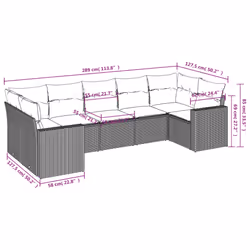 VidaXL 3219379 ensemble de meubles de jardin
