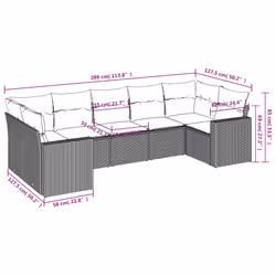 VidaXL 3219383 ensemble de meubles de jardin