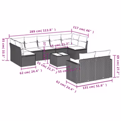 VidaXL 3219423 ensemble de meubles de jardin - Vue supplémentaire 8