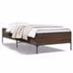 vidaXL Cadre de lit sans matelas chêne marron 100x200 cm - 100 x 200 cm