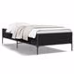 vidaXL Cadre de lit sans matelas noir 90x190 cm - 90 x 190 cm