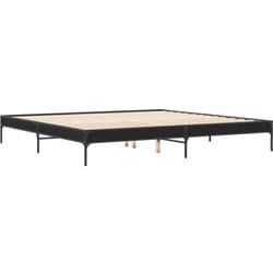 Vidaxl - Cadre de lit sans matelas noir 200x200 cm