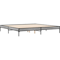 Vidaxl - Cadre de lit sans matelas sonoma gris 180x200 cm