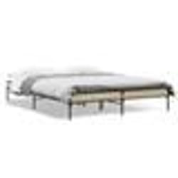 vidaXL Cadre de lit sans matelas chêne sonoma 150x200 cm - 150 x 200 cm