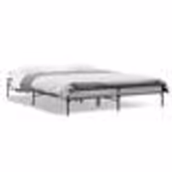 vidaXL Cadre de lit sans matelas sonoma gris 140x200 cm - 140 x 200 cm