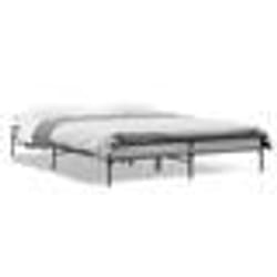 vidaXL Cadre de lit sans matelas sonoma gris 140x200 cm - 140 x 200 cm