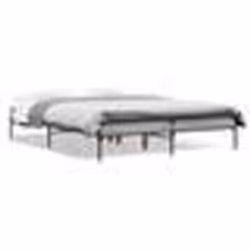 vidaXL Cadre de lit sans matelas sonoma gris 120x200 cm - 120 x 200 cm