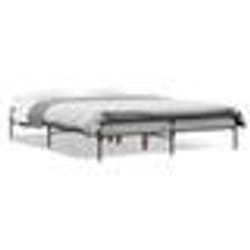 vidaXL Cadre de lit sans matelas sonoma gris 120x200 cm - 120 x 200 cm