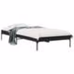 vidaXL Cadre de lit sans matelas noir 100x200 cm - 100 x 200 cm