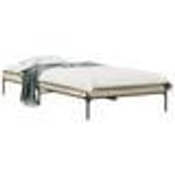 vidaXL Cadre de lit sans matelas chêne sonoma 100x200 cm - 100 x 200 cm