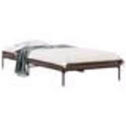 vidaXL Cadre de lit sans matelas chêne marron 100x200 cm - 100 x 200 cm
