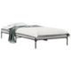 vidaXL Cadre de lit sans matelas sonoma gris 90x200 cm - 90 x 200 cm