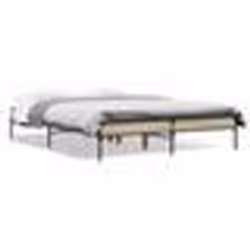vidaXL Cadre de lit sans matelas chêne sonoma 135x190 cm - 135 x 190 cm