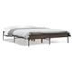 vidaXL Cadre de lit sans matelas chêne marron 135x190 cm - 135 x 190 cm