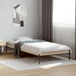 vidaXL Cadre de lit sans matelas chêne sonoma 90x190 cm - 90 x 190 cm