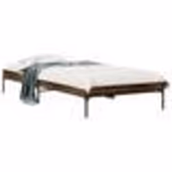vidaXL Cadre de lit sans matelas chêne fumé 90x190 cm - 90 x 190 cm