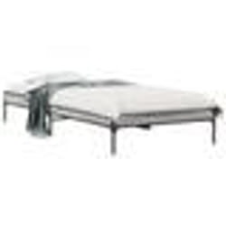 vidaXL Cadre de lit sans matelas sonoma gris 90x190 cm - 90 x 190 cm
