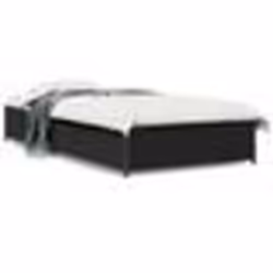 vidaXL Cadre de lit sans matelas noir 90x200 cm - 90 x 200 cm