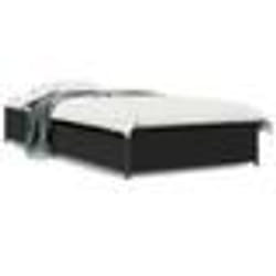 vidaXL Cadre de lit sans matelas noir 90x200 cm - 90 x 200 cm