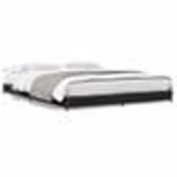 vidaXL Cadre de lit sans matelas noir 120x190 cm - 120 x 190 cm