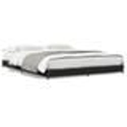 vidaXL Cadre de lit sans matelas noir 120x190 cm - 120 x 190 cm