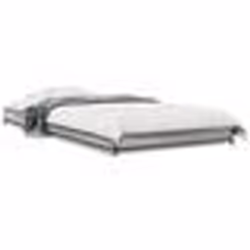 vidaXL Cadre de lit sans matelas sonoma gris 100x200 cm - 100 x 200 cm