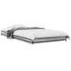 vidaXL Cadre de lit sans matelas sonoma gris 100x200 cm - 100 x 200 cm