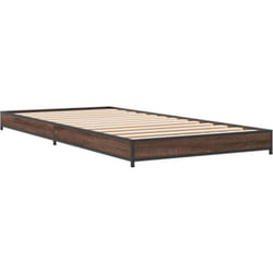 Vidaxl - Cadre de lit sans matelas chêne marron 100x200 cm