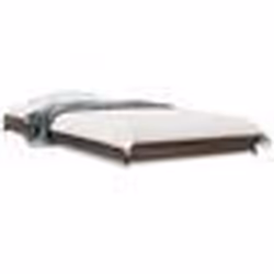 vidaXL Cadre de lit sans matelas chêne marron 90x200 cm - 90 x 200 cm