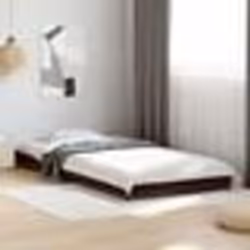 vidaXL Cadre de lit sans matelas noir 90x190 cm - 90 x 190 cm