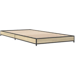 Vidaxl - Cadre de lit sans matelas chêne sonoma 90x190 cm