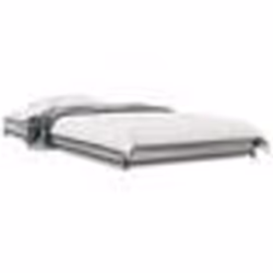 vidaXL Cadre de lit sans matelas sonoma gris 90x190 cm - 90 x 190 cm