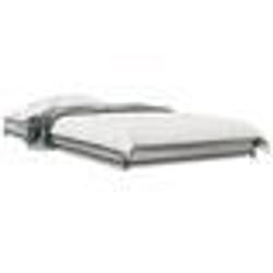 vidaXL Cadre de lit sans matelas sonoma gris 90x190 cm - 90 x 190 cm