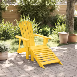 VidaXL 4007241 chaise d'extérieur Terrace Bois de pin Jaune