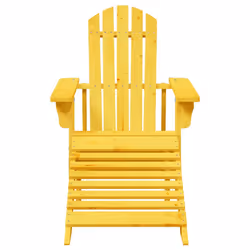 VidaXL 4007241 chaise d'extérieur Terrace Bois de pin Jaune
