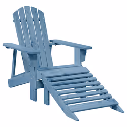 VidaXL 4007242, Terrace, Bois de pin, Bleu, 110 kg, 690 mm, 1455 mm
