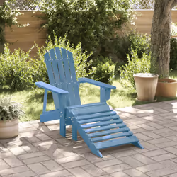 VidaXL 4007242 chaise d'extérieur Terrace Bois de pin Bleu