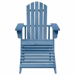 VidaXL 4007242 chaise d'extérieur Terrace Bois de pin Bleu