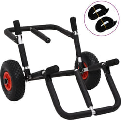 Vidaxl - Chariot pour kayak pliable 90 kg aluminium