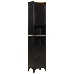 VidaXL 3217108 miroir de salle de bain et armoire de rangement pour évier