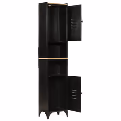 VidaXL 3217108 miroir de salle de bain et armoire de rangement pour évier