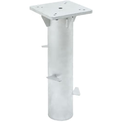 Base de parasol enterré argenté 16x16x39,5 cm acier Vidaxl