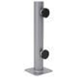 vidaXL Base de parasol pour mât Ø32/34/38 mm argenté acier