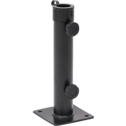 Vidaxl - Base de parasol pour mât Ø38/48 mm noir mat acier
