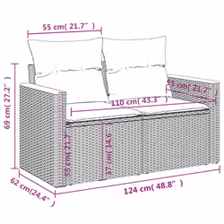 VidaXL 3225776 ensemble de meubles de jardin - Vue supplémentaire 7