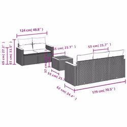 VidaXL 3225787 ensemble de meubles de jardin - Vue supplémentaire 7