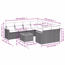 VidaXL 3225828 ensemble de meubles de jardin - Vue supplémentaire 8